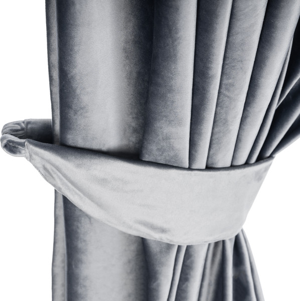 Изображение товара Штора Mio Tesoro Velvet 150x270 (серый)