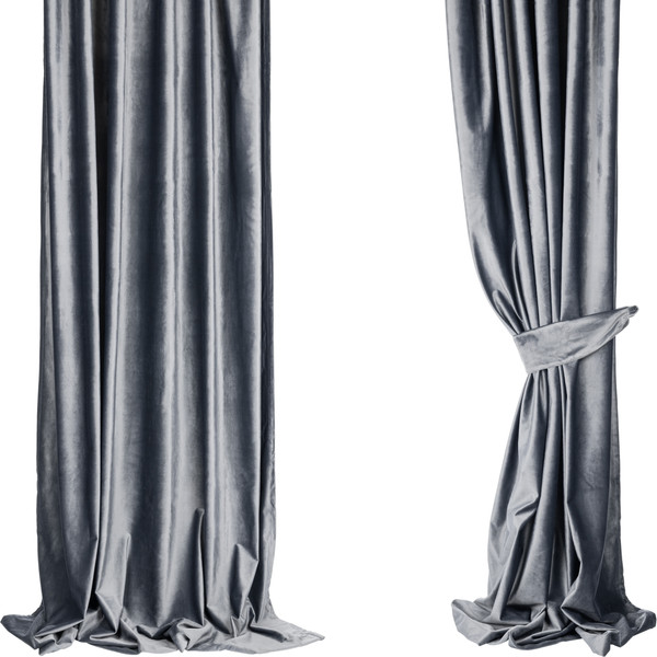 Изображение товара Штора Mio Tesoro Velvet 150x270 (серый)