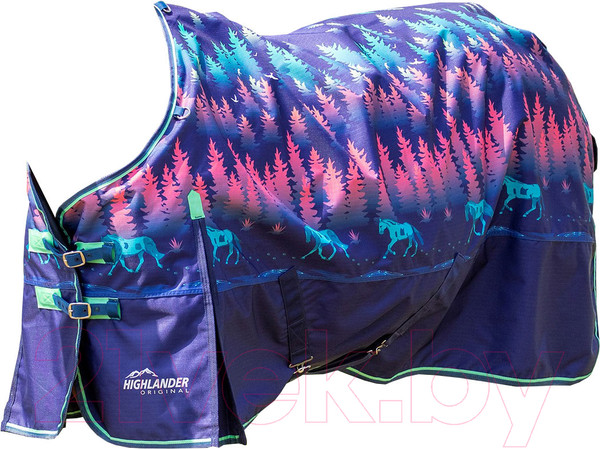 Изображение товара Попона для лошади Highlander Highlander Original Lite 165 / 9350/NAVYFORE/84 (синий лес)