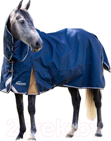 Изображение товара Попона для лошади Highlander Highlander Plus Lite / 9753/NAVY/72 (с капором, нави)