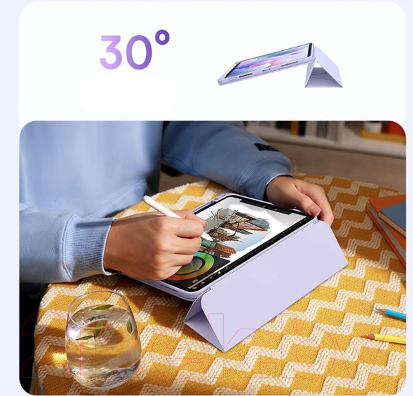 Изображение товара Чехол для планшета Baseus Minimalist Для iPad Pro 12.9" / 660203631A (розовый)
