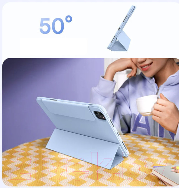 Изображение товара Чехол для планшета Baseus Minimalist Для iPad Pro 12.9" / 660203631A (розовый)