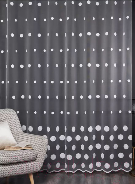 Изображение товара Гардина Mio Tesoro Brode 300x260 (белый)