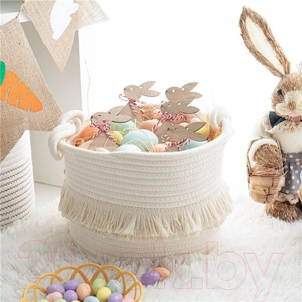 Изображение товара Корзина для белья Mio Tesoro AB-006 640400193A (белый)