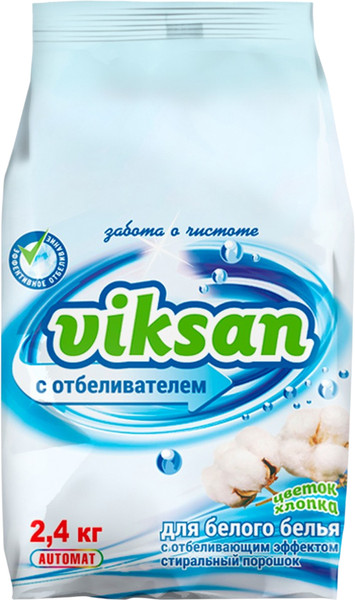 Изображение товара Стиральный порошок Viksan Цветок хлопка (2.4кг)