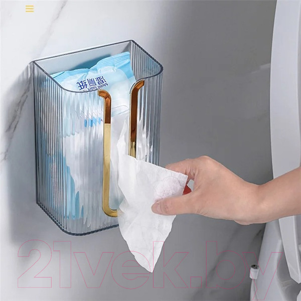 Изображение товара Органайзер для ванной Saniteco 649901263B (прозрачный)