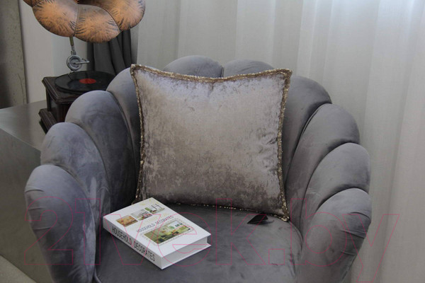 Изображение товара Наволочка декоративная Sofi de Marko Клаудия  45х45 / Нав-К04-45х45 (лиловый)