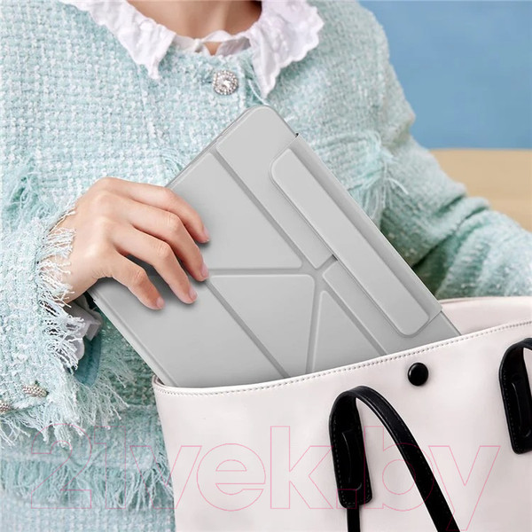 Изображение товара Чехол для планшета Baseus Minimalist Для iPad 10.2" / 660202566D (светло-серый)