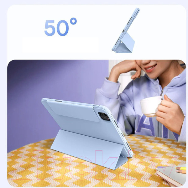 Изображение товара Чехол для планшета Baseus Minimalist Для iPad 10.2" / 660202566D (светло-серый)