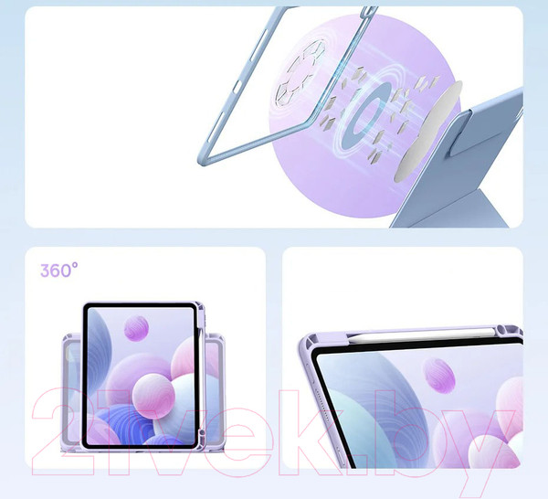 Изображение товара Чехол для планшета Baseus Minimalist Для iPad 10.2" / 660202566D (светло-серый)