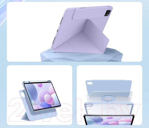 Изображение товара Чехол для планшета Baseus Minimalist Для iPad 10.2" / 660202566D (светло-серый)