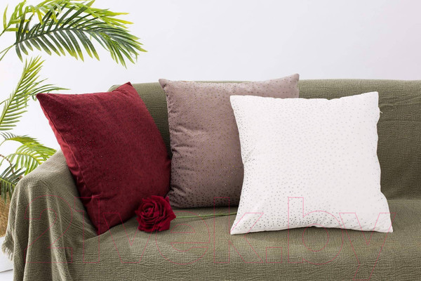 Изображение товара Наволочка декоративная Sofi de Marko Кристал 30х50 / Нав-К103-30х50 (темно-коричневый)