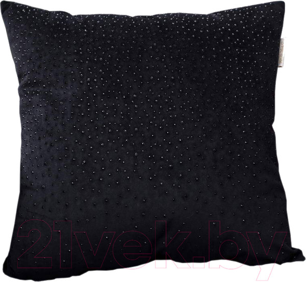 Изображение товара Наволочка декоративная Sofi de Marko Кристал 45х45 / Нав-К108-45х45 (черный)
