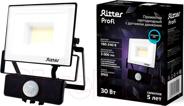 Изображение товара Прожектор REV Ritter Profi / 53421 5 (черный)