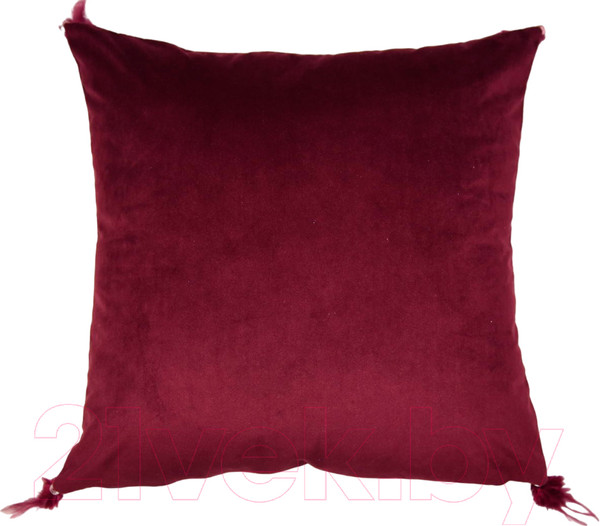Изображение товара Наволочка декоративная Sofi de Marko Жасмин 45х45 / Нав-Ж08-45х45 (бордовый)