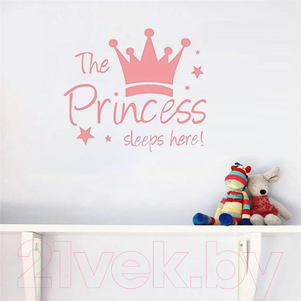 Изображение товара Наклейка на стену Sundays Home YJ912 640800101A (розовый)