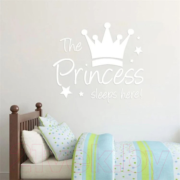 Изображение товара Наклейка на стену Sundays Home YJ912 640800101E (белый)