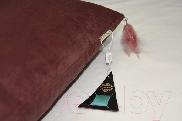 Изображение товара Наволочка декоративная Sofi de Marko Жасмин 45х45 / Нав-Ж07-45х45 (пепельно-розовый)