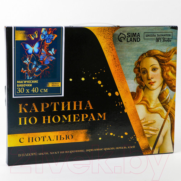 Изображение товара Картина по номерам Школа талантов Магические бабочки / 9688704