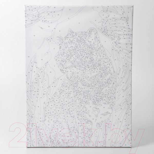 Изображение товара Картина по номерам Школа талантов Леопард / 9688693