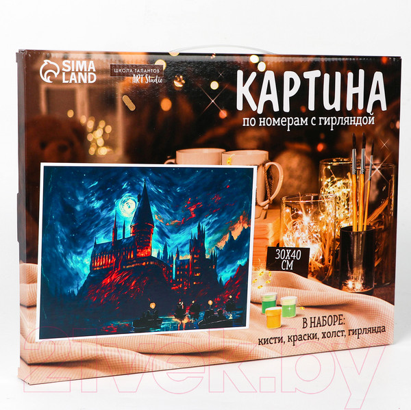 Изображение товара Картина по номерам Школа талантов Замок / 9688692