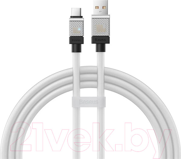 Изображение товара Кабель Baseus CoolPlay Series CB000046 USB to Type-C / 662802352B (1м, белый)