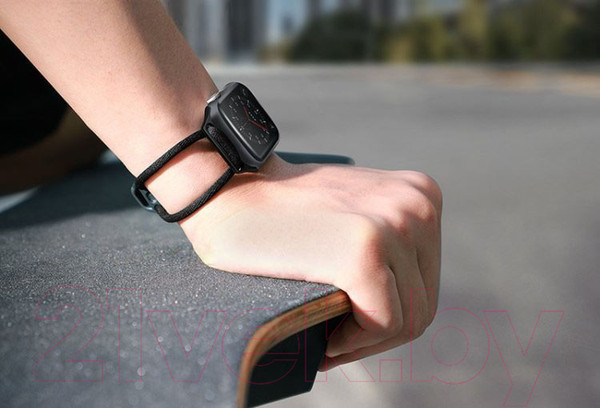 Изображение товара Ремешок для умных часов Baseus Let's Go для Apple Watch / 080800114A (черный)