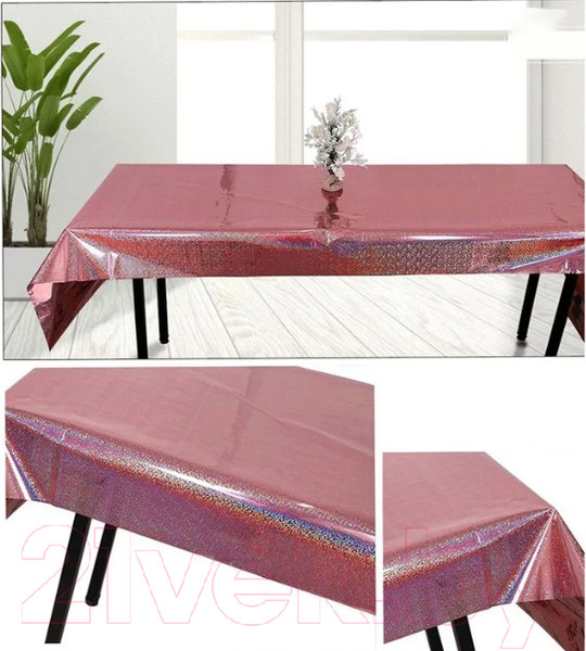 Изображение товара Скатерть Sundays Party 640500383C (1x2.7м, розовое золото)