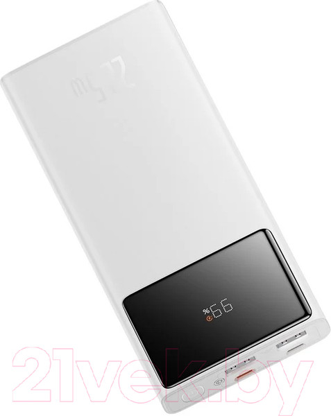 Изображение товара Портативное зарядное устройство Baseus 10000mAh 22.5W / 663200368B (белый)