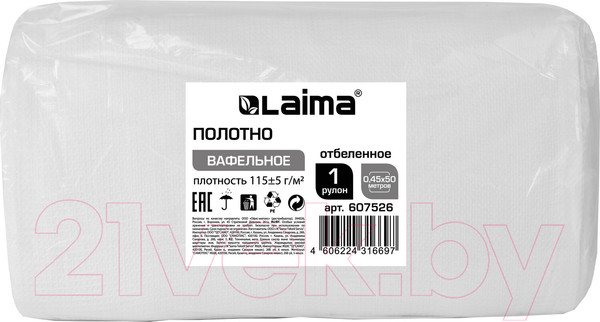 Изображение товара Ткань для уборки Laima 607526 (рулон)