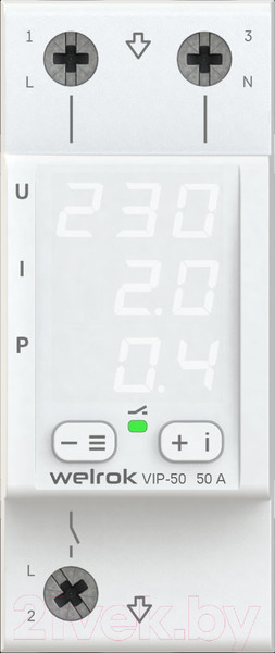 Изображение товара Реле напряжения Welrok VIP-50