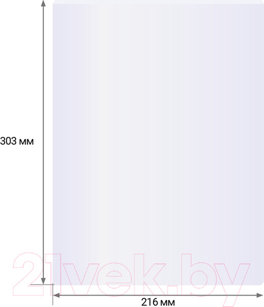 Изображение товара Пленка для ламинирования OfficeSpace А4 216x303мм 175мкм / LF7092 (100л, глянцевый)