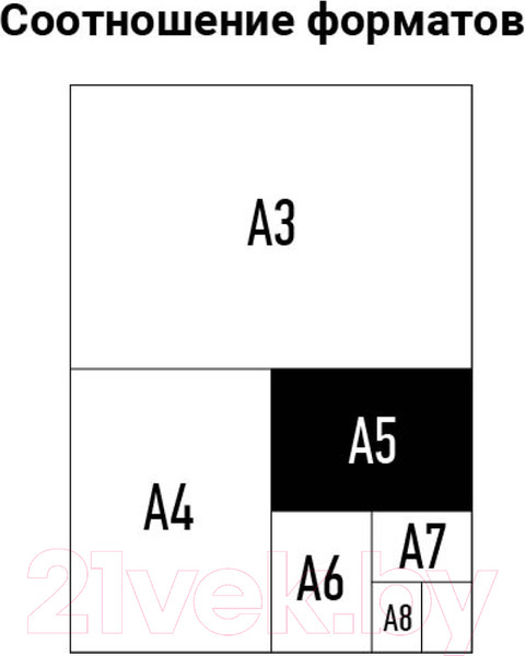 Изображение товара Пленка для ламинирования OfficeSpace А5 154x216мм 60мкм / LF8768 (100л, глянцевый)