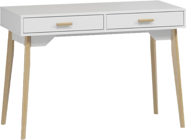 Изображение товара Письменный стол Мебельград Калгари (белый аляска /белый матовый)