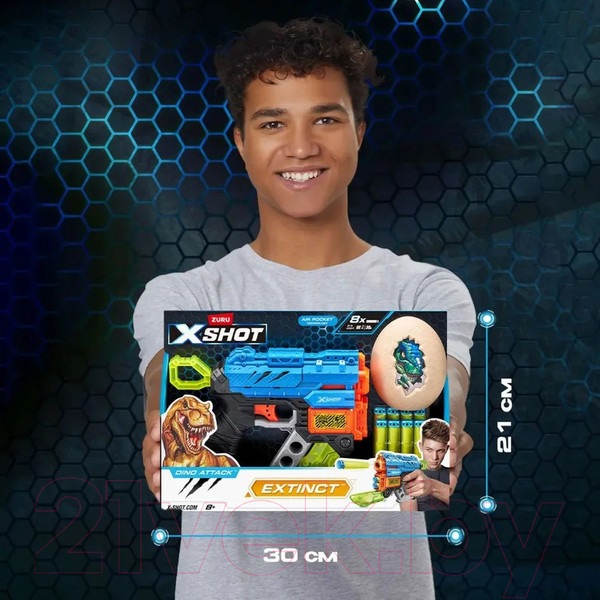 Изображение товара Бластер игрушечный Zuru X-Shot Dino Attack Extinct / 4870