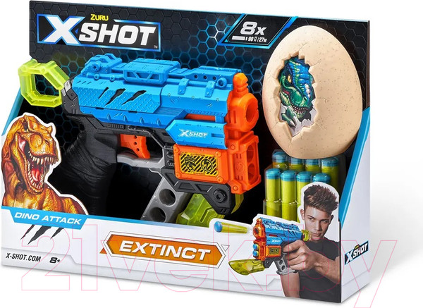 Изображение товара Бластер игрушечный Zuru X-Shot Dino Attack Extinct / 4870