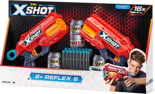 Изображение товара Набор игрушечного оружия Zuru X-Shot Excel Reflex / 36434