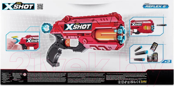 Изображение товара Набор игрушечного оружия Zuru X-Shot Excel Reflex / 36434