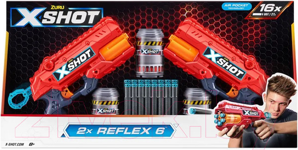 Изображение товара Набор игрушечного оружия Zuru X-Shot Excel Reflex / 36434