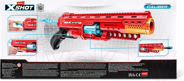 Изображение товара Бластер игрушечный Zuru X-Shot Excel Caliber / 36675