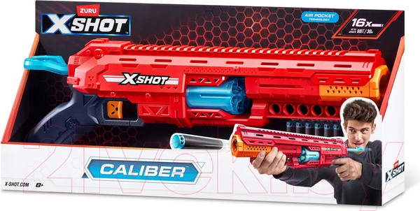 Изображение товара Бластер игрушечный Zuru X-Shot Excel Caliber / 36675