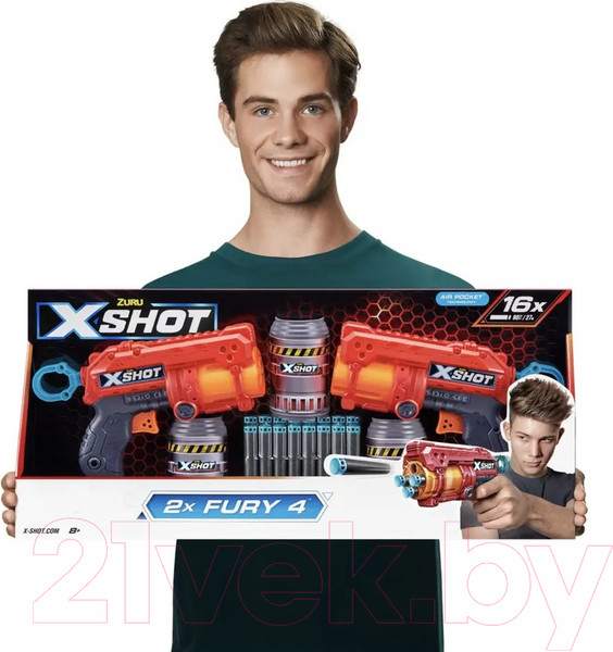 Изображение товара Набор игрушечного оружия Zuru X-Shot Excel Fury / 36329