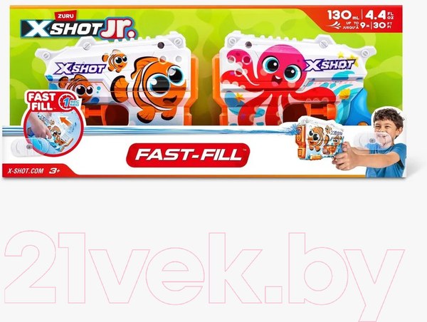 Изображение товара Набор игрушечного оружия Zuru X-Shot Water Fast Fill / 118115