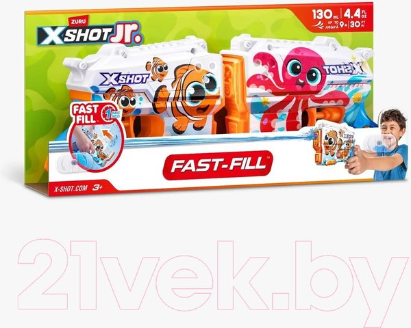 Изображение товара Набор игрушечного оружия Zuru X-Shot Water Fast Fill / 118115