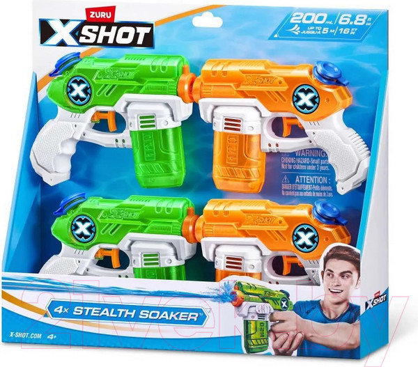 Изображение товара Набор игрушечного оружия Zuru X-Shot Water Stealth Soaker / 118132