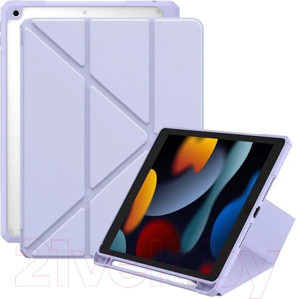 Изображение товара Чехол для планшета Baseus Minimalist Для iPad 10.2" / 660203092A (фиолетовый)