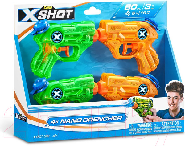 Изображение товара Набор игрушечного оружия Zuru X-Shot Water Nano Drencher / 5645X