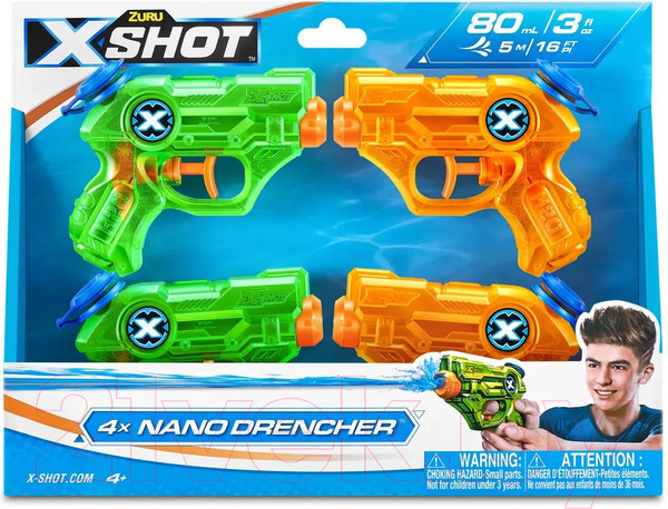 Изображение товара Набор игрушечного оружия Zuru X-Shot Water Nano Drencher / 5645X