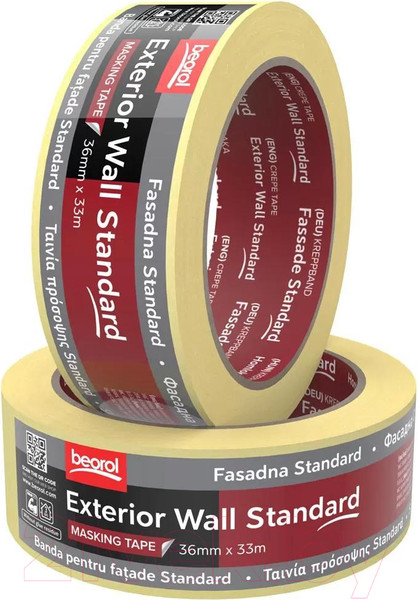 Изображение товара Лента малярная Beorol Facade Standard 36мм/33м