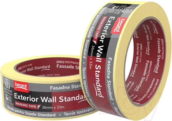 Изображение товара Лента малярная Beorol Facade Standard 36мм/33м